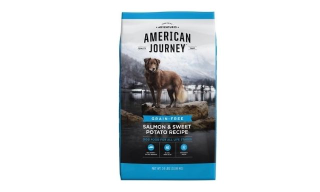 American Journey dog food for tear stains
